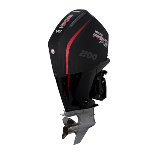Mercury Vented Splash Cover, 4.6L V8 200hp ProXS Engine, Black
