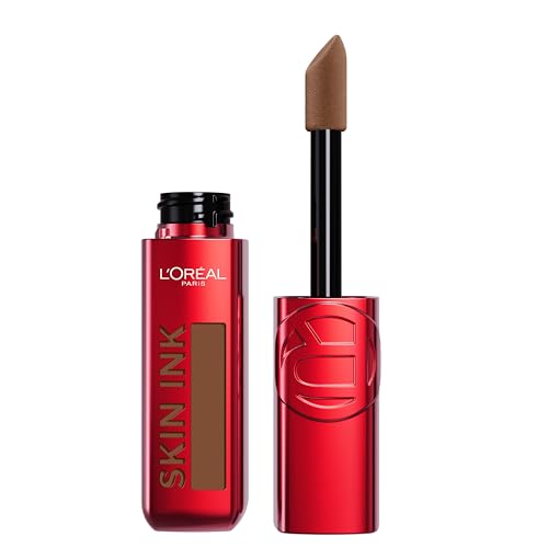 L'Oreal Paris Infallible Skin Ink 2-in-1 Foundation Concealer Hybrid Face Makeup, up to 48HR Transfer-Resistant with Medium Coverage, 440 Deep Neutral