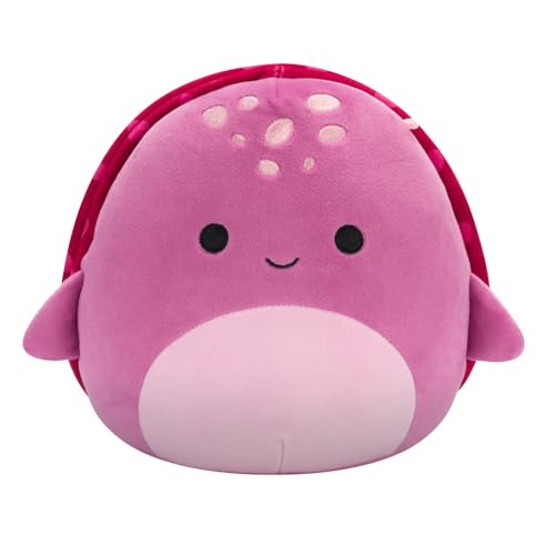 Squishmallows Original 8in Tudor The Maroon Leatherback Turtle – Official Jazwares Plush (Little)