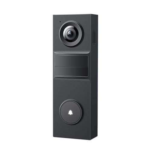 Tapo 2K Wireless Smart Video Doorbell - 160° Ultra-Wide View, Person Detection, 2-Way Talk, Ring Call, Night Vision, Subscription-Free Local Storage or Optional Cloud, D205