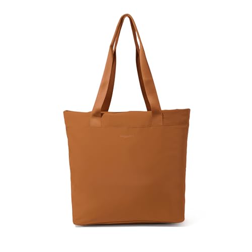 Baggallini Swift Tote Bag for Women - Lightweight 12x16 Nylon Zipped Travel Carry On Bag w/Luggage Sleeve