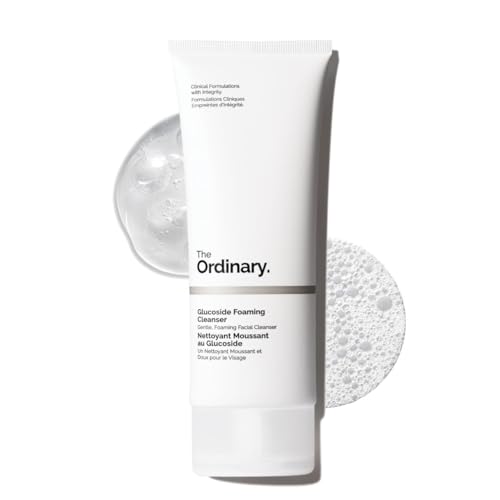 The Ordinary Glucoside Foaming Cleanser, Gentle Foaming Face Wash for All Skin Types Including Sensitive Skin, 5.1 Fl Oz