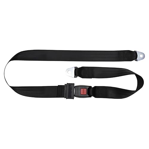 RHOX SEAT‑2000 Universal Golf Cart Seat Belt 60" Heavy‑Duty 2" Lap Belt, Fits EZGO, Club Car, Yamaha,FMVSS/SAE Safety‑Compliant