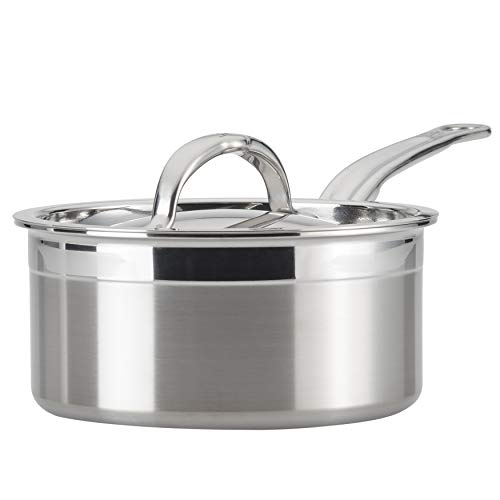 Hestan - ProBond Collection - Professional Clad Stainless Steel Sauce Pan, Induction Cooktop Compatible, 1.5 Quart