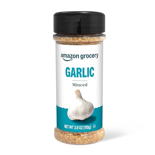 Amazon Grocery, Minced Garlic, 3.9 Oz