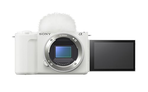 Sony Alpha ZVE10 II - APS-C Interchangeable Lens Mirrorless Content Creators’ Camera - White - Body Only