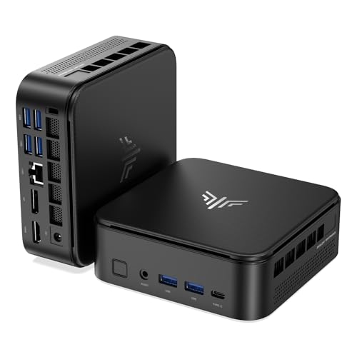 KAMRUI E3B Mini PC with AMD Ryzen 5 7430U (Beat 5500U, up to 4.3GHz), 16GB DDR4 512GB M.2 SSD Mini Computer, Mini Gaming PC with USB Type-C Supports Triple 4K Display, WiFi 6, BT 5.2