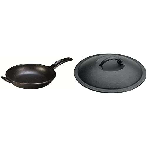 Lodge BOLD 10 Inch Cast Iron Skillet with Preseasoned Cast Iron Lid