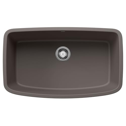 BLANCO 443128 Valea Super Single Kitchen Sink - Volcano Gray