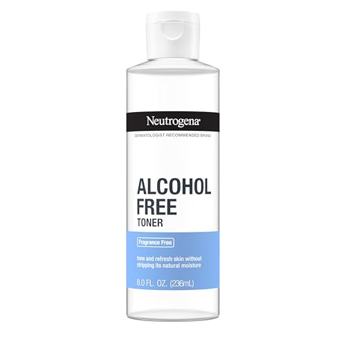 Neutrogena Alcohol-Free Gentle Daily Facial Toner, Fragrance-Free to Tone & Refresh Skin, Gently Removes Impurities & Reconditions Skin, Hypoallergenic, 8 fl. oz