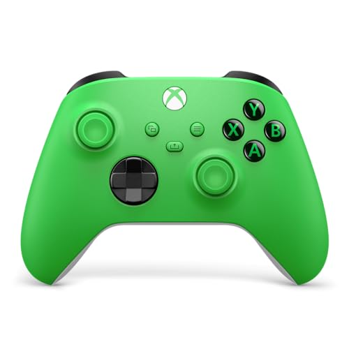 Xbox Wireless Gaming Controller | Velocity Green | Console, PC, & Android | Textured Grip | Wireless, Bluetooth, USB-C Connectivity