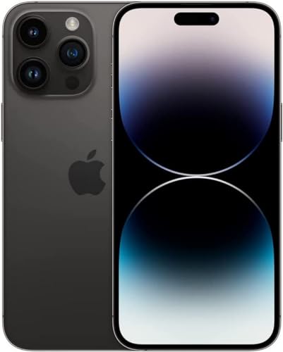 Apple iPhone 14 Pro Max, 512GB, Space Black - Unlocked (Renewed)
