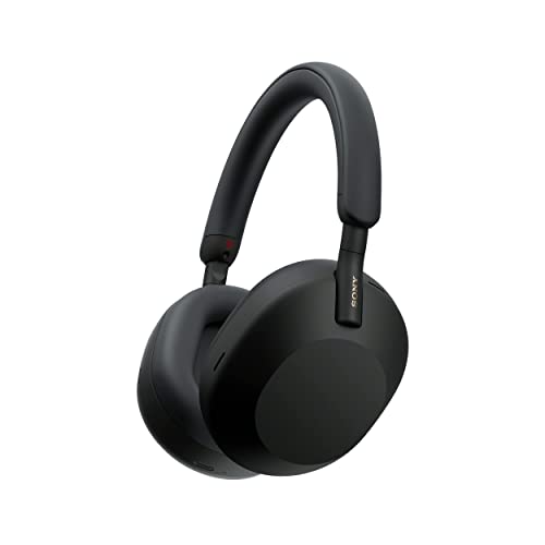 Sony WH-1000XM5 Premium Noise Canceling Headphones, Auto NC Optimizer, 30-Hour Battery, Alexa Voice Control, Black