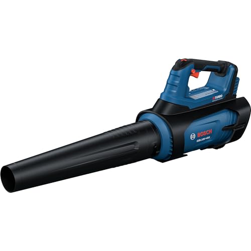 BOSCH GBL18V-450N 18V Brushless Cordless Leaf Blower, 450 CFM Jobsite Air Broom for Workshop & Yard Cleanup (Bare Tool)
