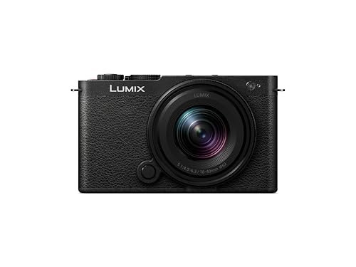 Panasonic LUMIX S9 Full-Frame Mirrorless Camera with S 18-40mm F4.5-6.3 Lens, Compact, Lightweight Body, Perfect for Social Media and Travel, Digital Cameras for Photography, DC-S9NK9