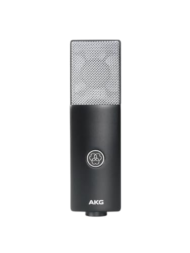 AKG C104 Professional Large Diaphragm Cardioid Condenser Microphone – XLR Studio Mic for Podcasting, Streaming, Broadcasting & Music Recording, Low Noise, High SPL, Sustainable Design
