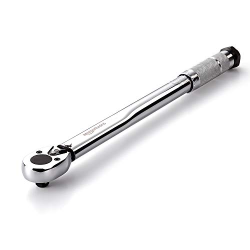 Amazon Basics 3/8-inch Drive Click Torque Wrench Ratchet, 15-80 ft.-lb, 20.4-108.5 Nm