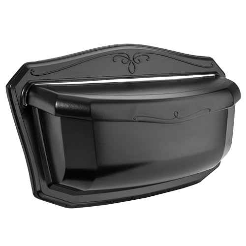 Villa Black Wall Mount Mailbox