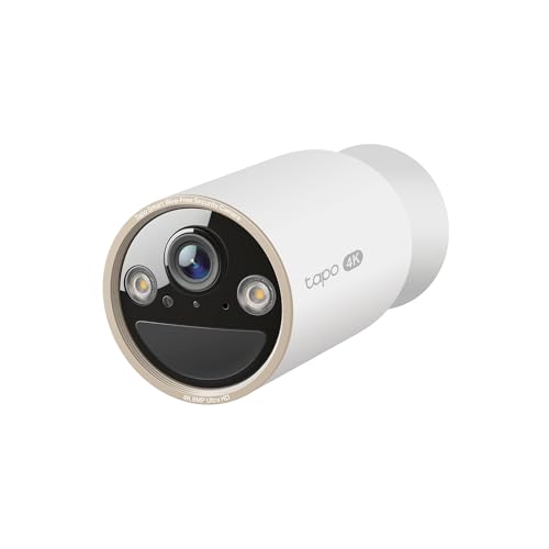 Tapo MagCam 4K Outdoor Wireless Security Camera - Up to 200-Day Battery, Magnetic Mount, Person/Vehicle Detection, Subscription-Free Local Storage or Optional Cloud, Compatible with Alexa, C460