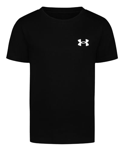 Under Armour Boys' Short Sleeve Elite T-Shirt, Lightweight & Breathable, Relaxed Fit, Black, 3T