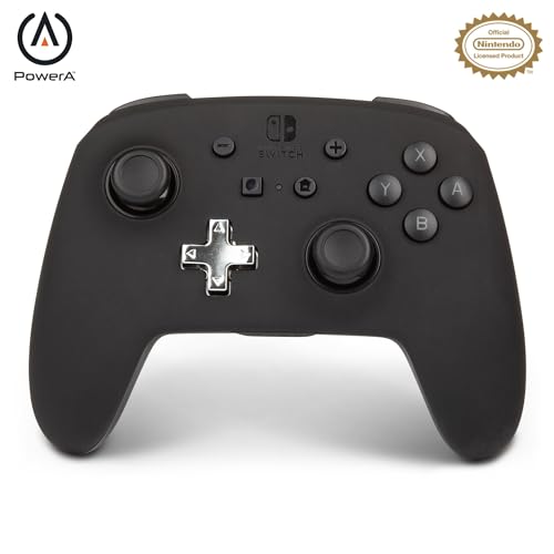 PowerA Enhanced Wireless Controller for Nintendo Switch/Switch 2 / Switch Lite/OLED Model - Black - Gamepad, game controller, Officially Licensed
