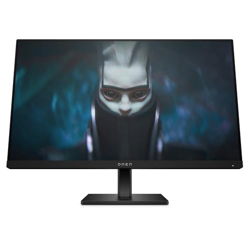 HP OMEN 23.8" FHD 165Hz Gaming Monitor, FHD Display (1920 x 1080), IPS panel, 99% sRGB, 90% DCI-P3, 16:9, AMD FreeSync Premium Technology, 24 (2023),Black