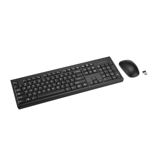 Kensington KM270 EQ Rechargeable Bluetooth Keyboard & Mouse Desktop Set, 2.4GHz & Bluetooth 5.0 Wireless Connection (K75560NA)