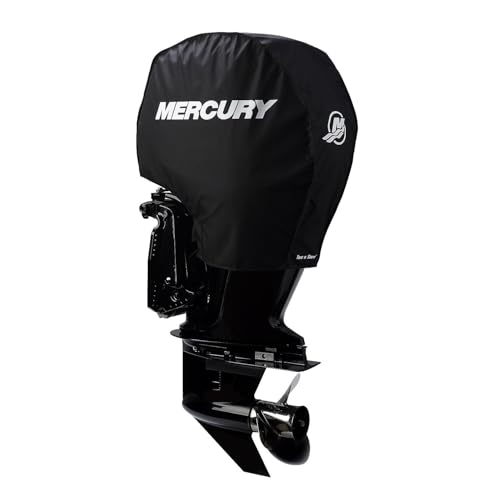 Mercury Tow-N-Stow Outboard Cover for 75-115hp FourStroke Engines, Black