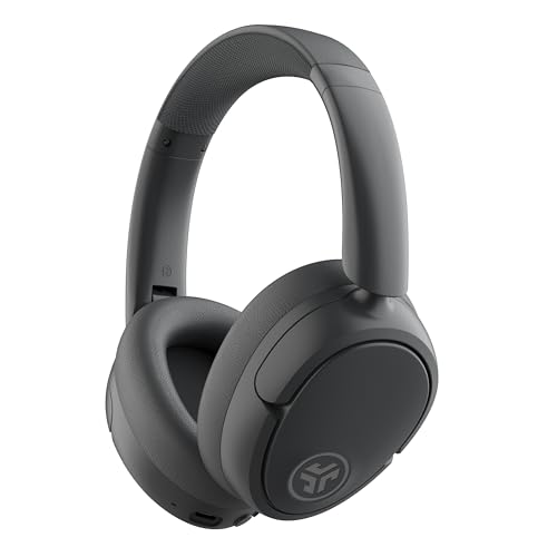 JLab JBuds Lux ANC, Over Ear Headphones, Active Noise Cancelling, Bluetooth, Graphite