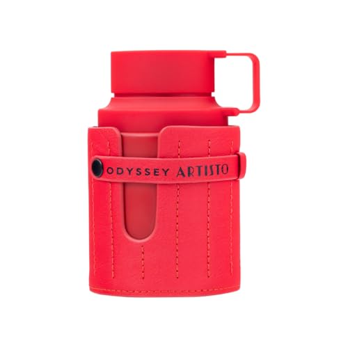 Armaf Odyssey Artisto The Red Edition – Woody, Sweet, Tropical, Warm Spicy – Eau de Parfum Spray Long-Lasting Fragrance for Unisex, 3.40 Ounce / 100 ml