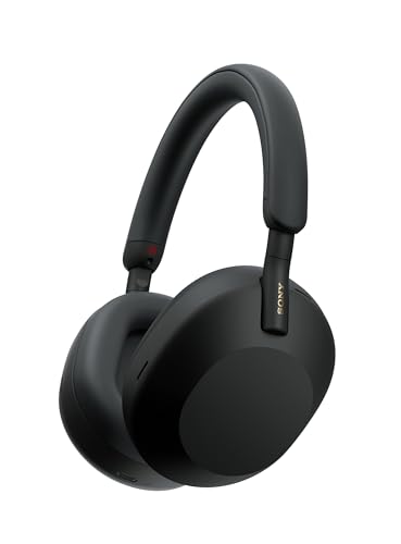 Sony WH-1000XM5 Premium Noise Canceling Headphones, Auto NC Optimizer, 30-Hour Battery, Alexa Voice Control, Black