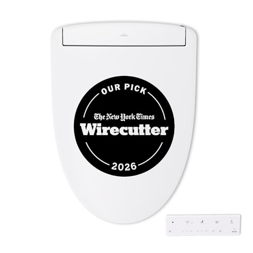 TOTO WASHLET S5 Electronic Bidet Toilet Seat with Instantaneous Water Heating, PREMIST and EWATER+ Wand Cleaning, Elongated, Cotton White - SW3446#01