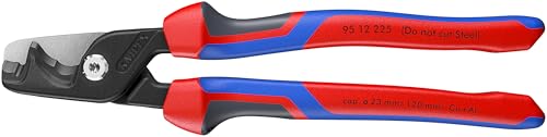 KNIPEX Tools 95 12 225 StepCut® XL Cable Shears, 9"