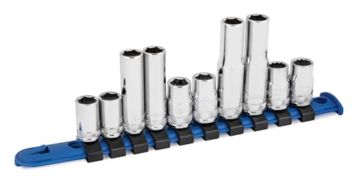 Titan 67010 10-Piece 1/4-Inch and 3/8-Inch Drive 10mm Socket Set