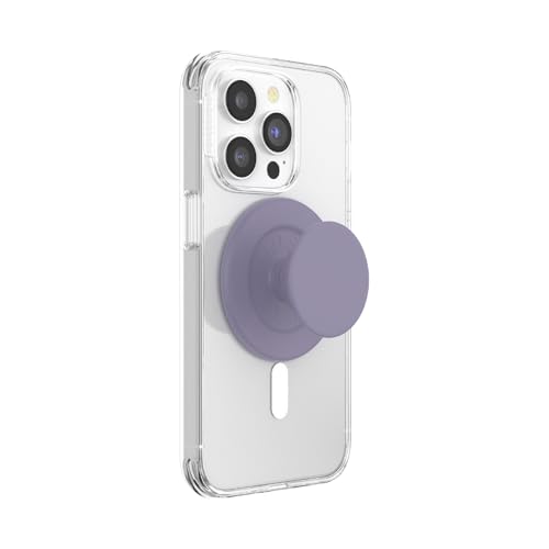 PopSockets Phone Grip for MagSafe, Magnetic Holder, Phone Stand, Purple - Soft Touch Dusk