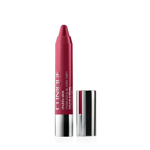 Clinique Chubby Stick Tinted Lip Colour Balm | With Shea Butter | Moisturizing + Hydrating | Natural-Looking Lip Tint, Super Strawberry