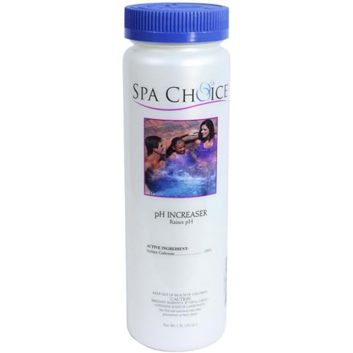 SpaChoice 1-Pound 4-Pack Premium pH Increaser for Hot Tub, 100% Sodium Carbonate, Made in USA