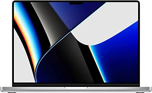 Apple Late 2021 MacBook Pro with Apple M1 Pro chip, 16-inch, 16GB RAM, 512GB SSD, Silver (Renewed)