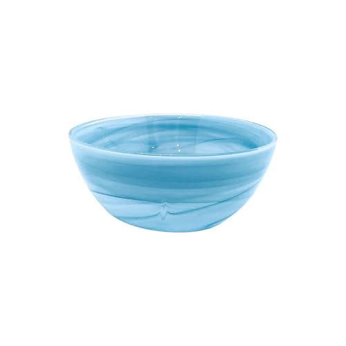 MARIPOSA ALABASTER AQUA INDIVIDUAL BOWL SET| AQUA | ALABASTER | TABLEWARE | BOWLS | GLASS | HANDMADE IN TURKEY
