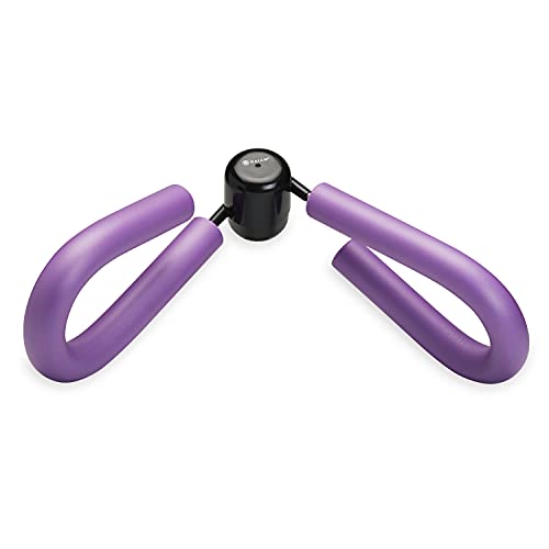 Gaiam Thigh Toner - Versatile Workout Equipment Exerciser for Toning Hips, Thighs, and Glutes - Durable, Lightweight, and Portable with Padded Handles