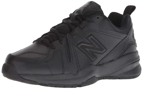 New Balance Women's 608 V5 Casual Comfort Cross Trainer, Black/Black, 11