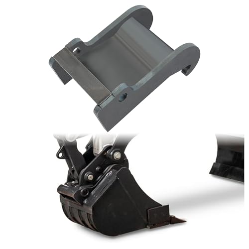 HECASA X-Change Coupler Bracket Quick Attach Compatible with Bobcat E-Series Models Mini Excavator Attachments Bucket Mounting Accessories Steel