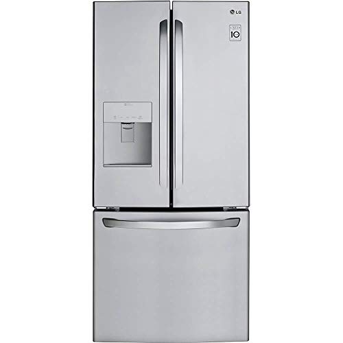 LG LFDS22520S - Refrigerator/Freezer - French Door Bottom Freezer with Water Dispenser - Stainless Steel