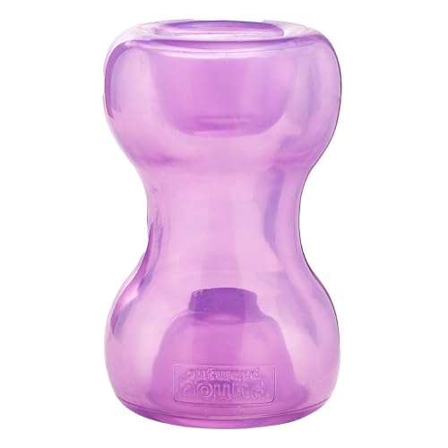 Outward Hound Double Snoop Interactive Treat Dispensing Dog Toy, Puzzle Ball Slow Feeder for Medium to Large Dogs, Mint-Scented for Mental Stimulation & Boredom Relief, 6in x 4in