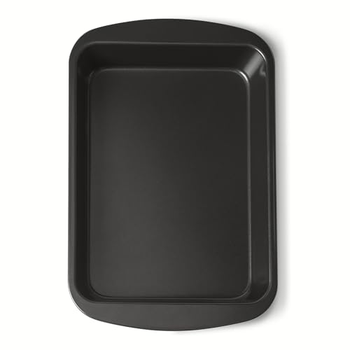 Amazon Basics Nonstick Rectangle Baking Pan, 9 x 13 in., Perfect for Cakes, Dishwasher and Oven-Safe