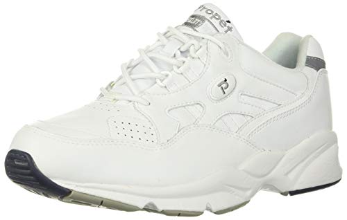 Propét Women's W2034 Stability Walker Sneaker,White,13 X (US Women's 13 EE)