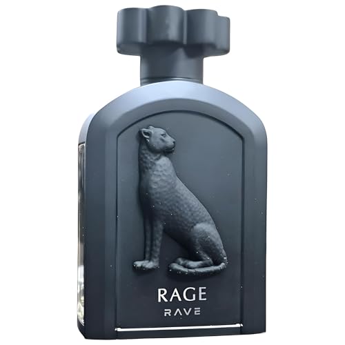 Lattafa Rave Rage – Fruity, Spicy, Woody, Sweet – Eau de Parfum Spray Long-Lasting Fragrance for Unisex, 3.4 Ounce / 100 ml