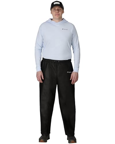 FROGG TOGGS Men's Classic Pro Action Waterproof Breathable Rain Pant, Black, X-Large