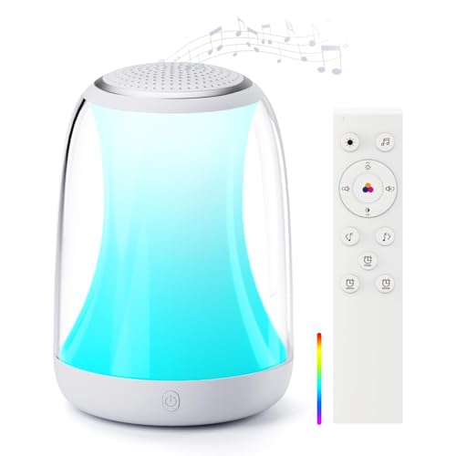 Hotmoon Sound Machine for Sleep Night Light, Lullight White Noise Sound Machine Baby Remote/Touch Control,27 Soothing Sounds Timer Sleep Machine Trainer for Adults Kids Nursery Lullaby Bedroom
