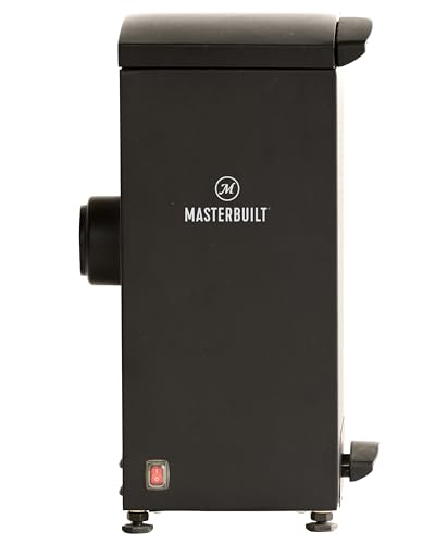 Masterbuilt® Slow and Cold Smoker Accessory Attachment With Removable Ash Tray for Masterbuilt Vertical BBQ Smokers in Black, 10" x 10" x 18", Model MB20100112